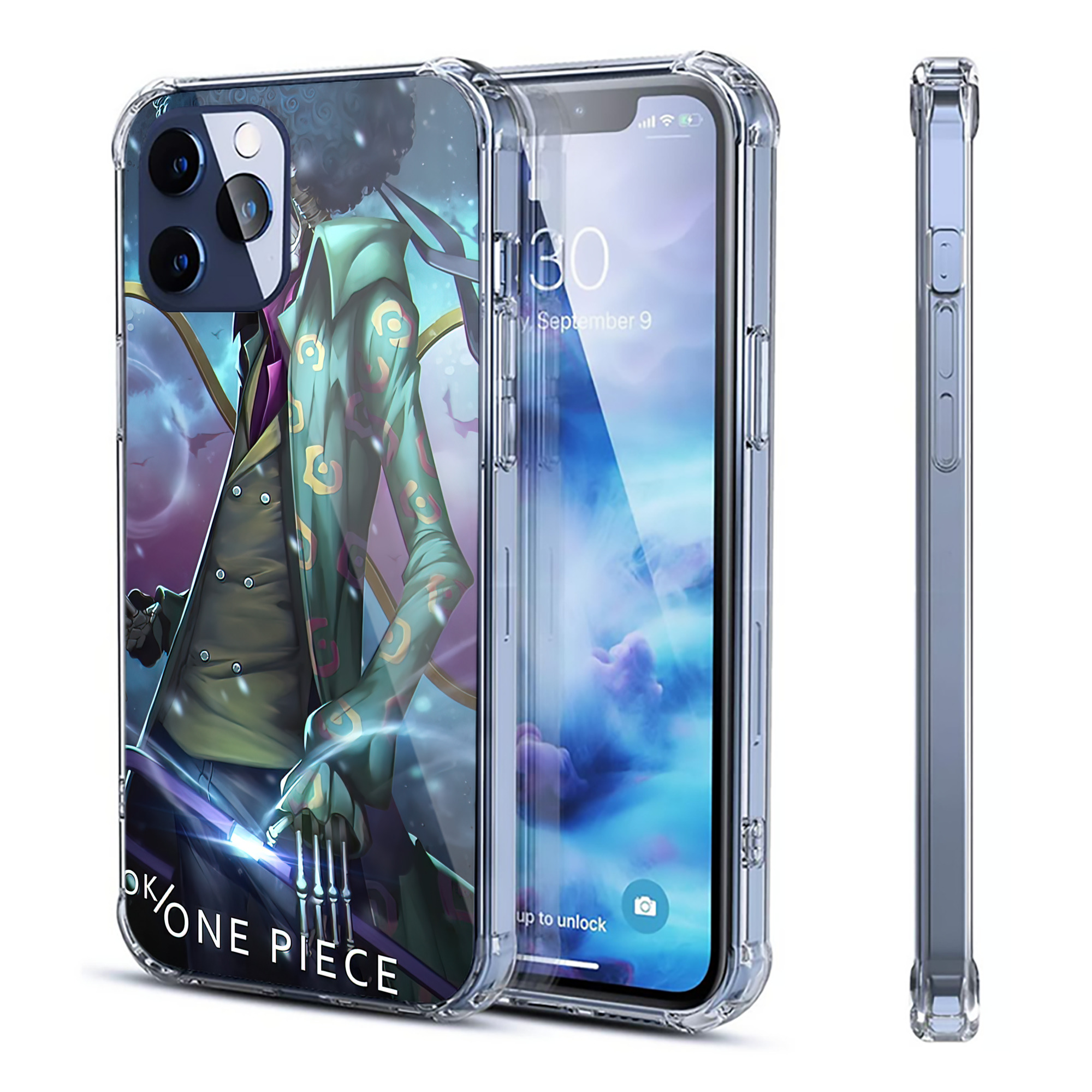 （画像用） ワンピース ONE PIECE 【iPhone 12シリーズ対応】透明スマホケース（クリアソフトケース）